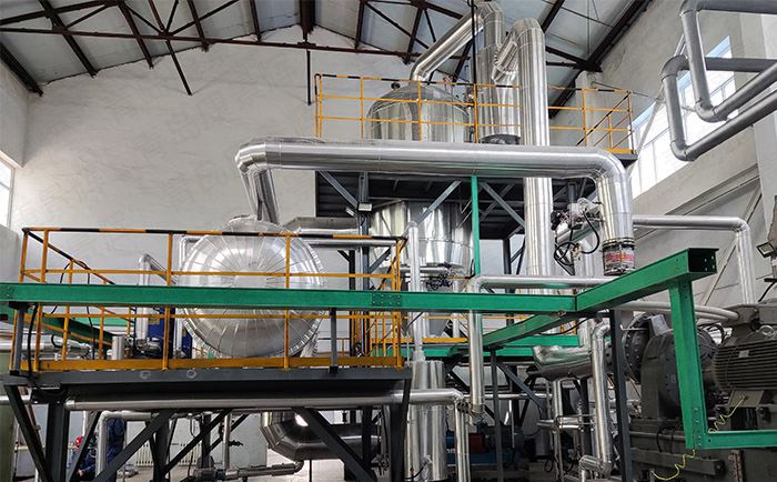 結(jié)晶蒸發(fā)器的流程 結(jié)晶蒸發(fā)器的流程